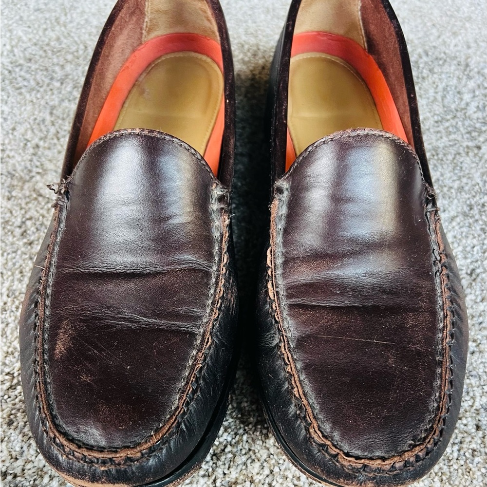 Cole Haan Dark Brown Leather Loafers